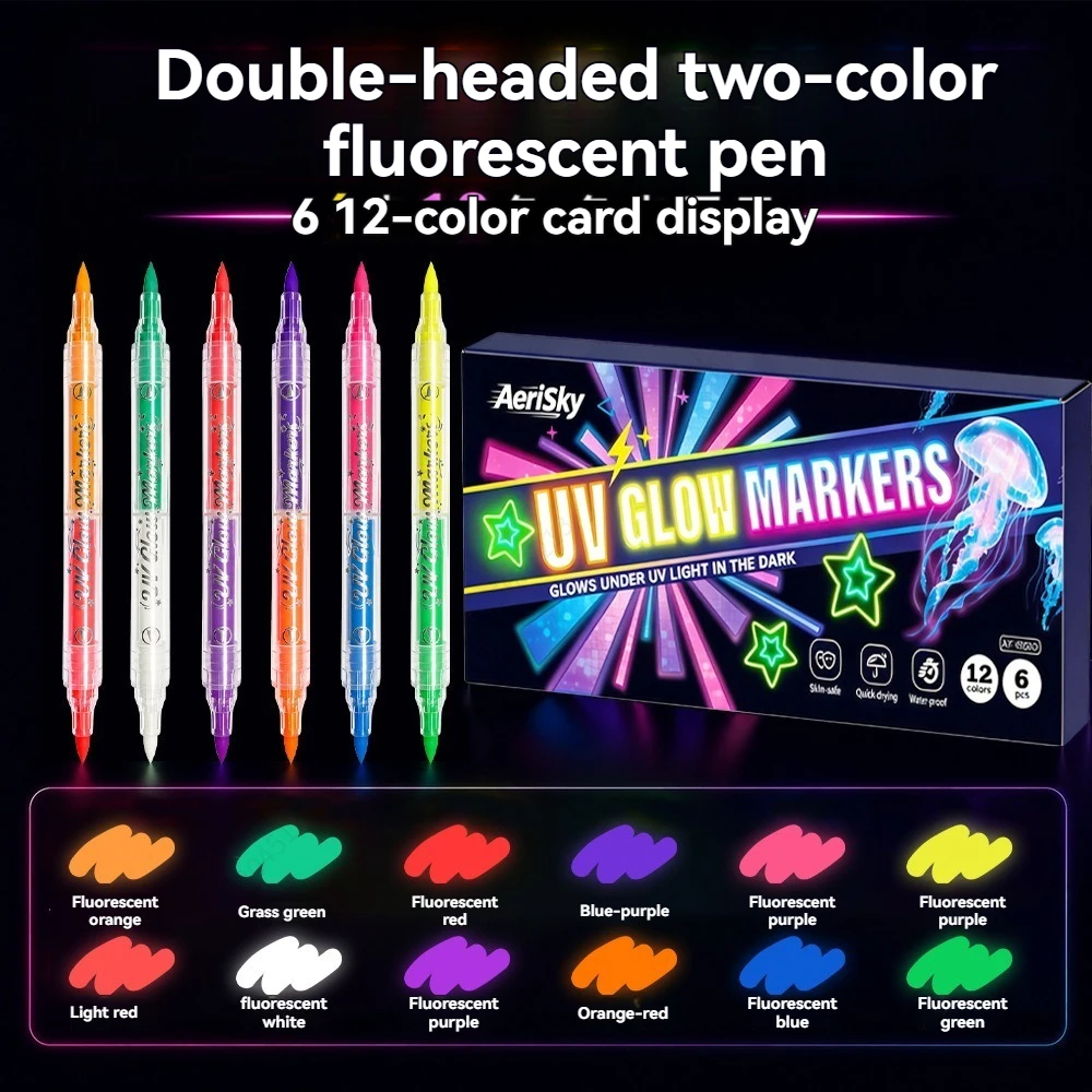 12 Colors Double-ended UV Neon - Copic Marker Sketch review and price