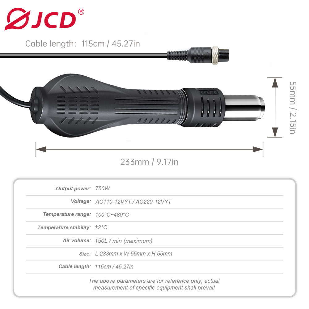 JCD HOT AIR GUN Soldering Stat - Heat Gun Small review and price